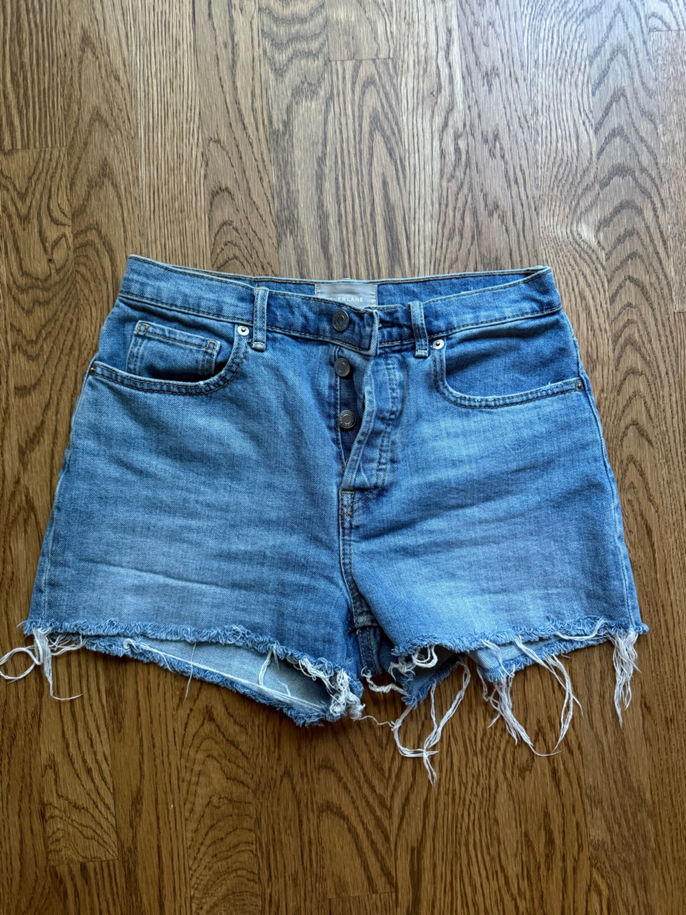 Everlane “Cheeky Short” denim short. Size 27.
